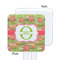 Lily Pads White Plastic Stir Stick - Single Sided - Square - Approval