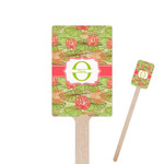 Lily Pads 6.25" Rectangle Wooden Stir Sticks - Single Sided (Personalized)