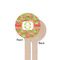 Lily Pads Wooden 7.5" Stir Stick - Round - Single Sided - Front & Back