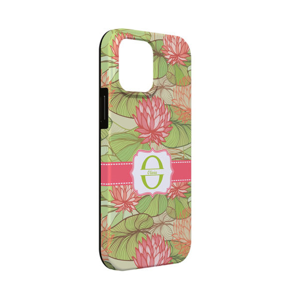 Custom Lily Pads iPhone Case - Rubber Lined - iPhone 13 Mini (Personalized)