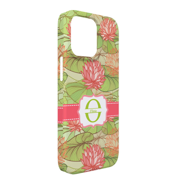 Custom Lily Pads iPhone Case - Plastic - iPhone 13 Pro Max (Personalized)