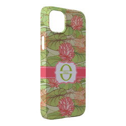 Lily Pads iPhone Case - Plastic - iPhone 14 Plus (Personalized)