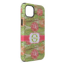 Lily Pads iPhone Case - Rubber Lined - iPhone 14 Plus (Personalized)