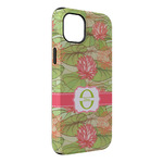 Lily Pads iPhone Case - Rubber Lined - iPhone 14 Pro Max (Personalized)