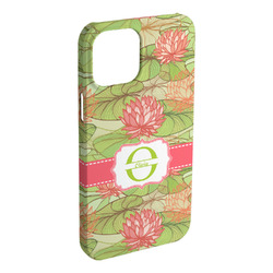 Lily Pads iPhone Case - Plastic - iPhone 15 Plus (Personalized)