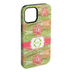 Lily Pads iPhone Case - Rubber Lined - iPhone 15 Plus (Personalized)