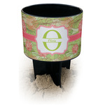 Lily Pads Black Beach Spiker Drink Holder (Personalized)