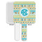 Abstract Teal Stripes Hand Mirrors - Approval