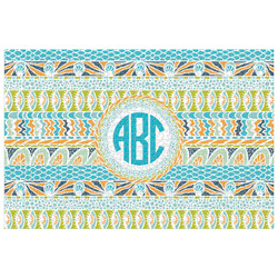 Abstract Teal Stripes Jigsaw Puzzle - 1000-piece (Personalized)