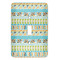 Abstract Teal Stripes Light Switch Cover (Single Toggle)