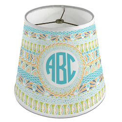 Abstract Teal Stripes Empire Lamp Shade (Personalized)