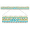 Abstract Teal Stripes Plastic Ruler - 12" - PARENT MAIN