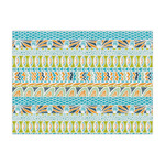 Abstract Teal Stripes Large Tissue Papers Sheets - Heavyweight