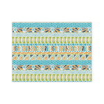 Abstract Teal Stripes Medium Tissue Papers Sheets - Heavyweight