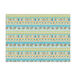 Abstract Teal Stripes Large Tissue Papers Sheets - Lightweight
