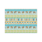 Abstract Teal Stripes Medium Tissue Papers Sheets - Lightweight