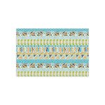 Abstract Teal Stripes Small Tissue Papers Sheets - Lightweight