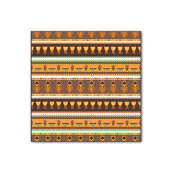 African Masks Wood Print - 12x12