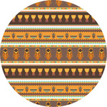 African Masks Multipurpose Round Labels - 2"