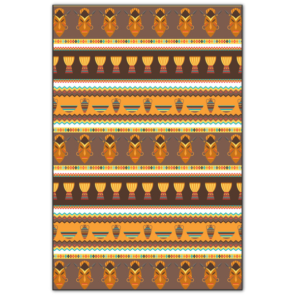 Custom African Masks Wood Print - 20x30