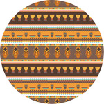 African Masks Multipurpose Round Labels - Custom Sized