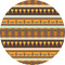 African Masks 4" Multipurpose Round Labels - Single Sticker