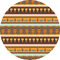 African Masks 5" Multipurpose Round Label - Single Sticker