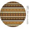 African Masks Appetizer / Dessert Plate