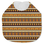 African Masks Jersey Knit Baby Bib