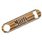 African Masks Bar Bottle Opener - White - Front