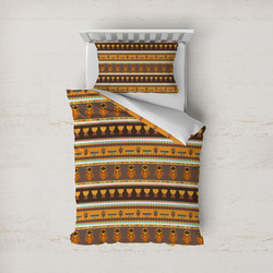 African Masks Duvet Cover Set - Twin