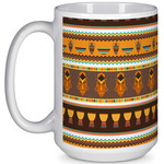 African Masks 15 Oz Coffee Mug - White