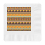 African Masks Embossed Decorative Napkins