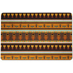 African Masks Dog Food Mat