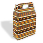 African Masks Gable Favor Box