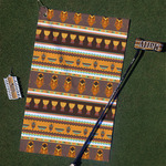 African Masks Golf Towel Gift Set