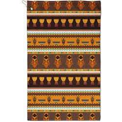 African Masks Golf Towel - Poly-Cotton Blend - Small