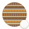 African Masks Icing Circle - Medium - Front