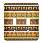 African Masks Light Switch Cover (2 Toggle Plate)