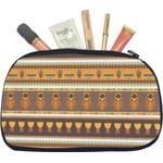 African Masks Makeup / Cosmetic Bag - Medium