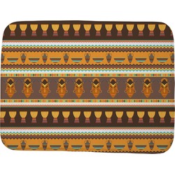 African Masks Memory Foam Bath Mat - 48"x36"