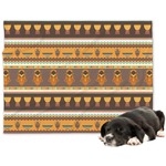 African Masks Dog Blanket - Large