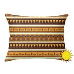 African Masks Outdoor Throw Pillow (Rectangular)