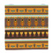 African Masks Party Favor Gift Bag - Matte - Front