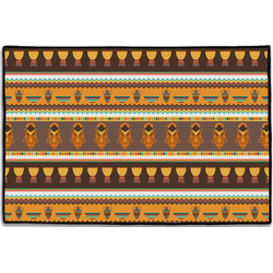 African Masks Door Mat - 36"x24"