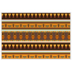 African Masks Laminated Placemat