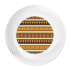 African Masks Plastic Party Dinner Plates - 10"