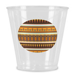 African Masks Plastic Shot Glass