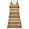 African Masks Racerback Dress - Front