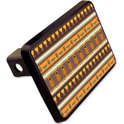 African Masks Rectangular Trailer Hitch Cover - 2"